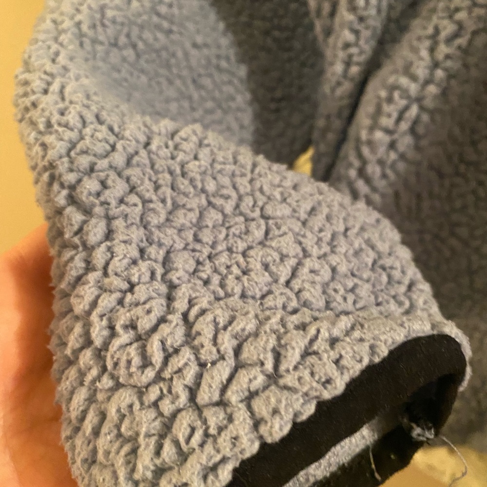 LIGHT BLUE “PINK” by VS SHERPA SWEATSHIRT W/POCKETS - Picture 4 of 6